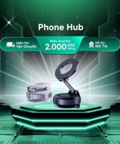 Giá đỡ điện thoại trên ô tô BINKE nam châm từ tính hít chân không gắn kính, taplo siêu chắc chắn